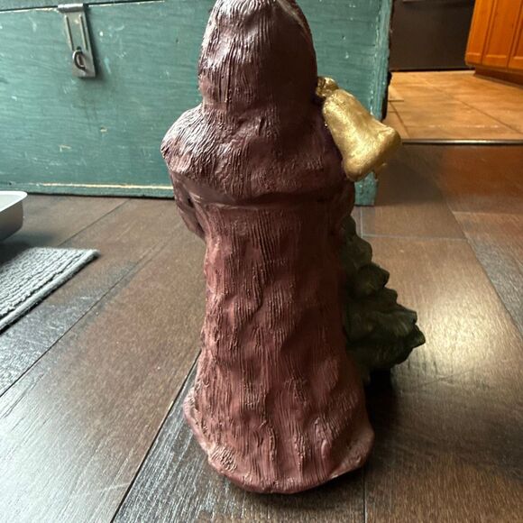 Vintage 1988 resin Santa Claus 9” old world Christmas decor - Picture 5 of 8